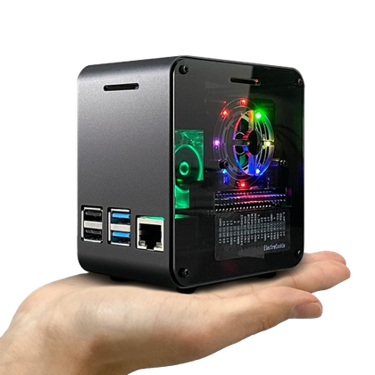 ElectroCookie Raspberry Pi 4 Aluminum Mini Tower Case