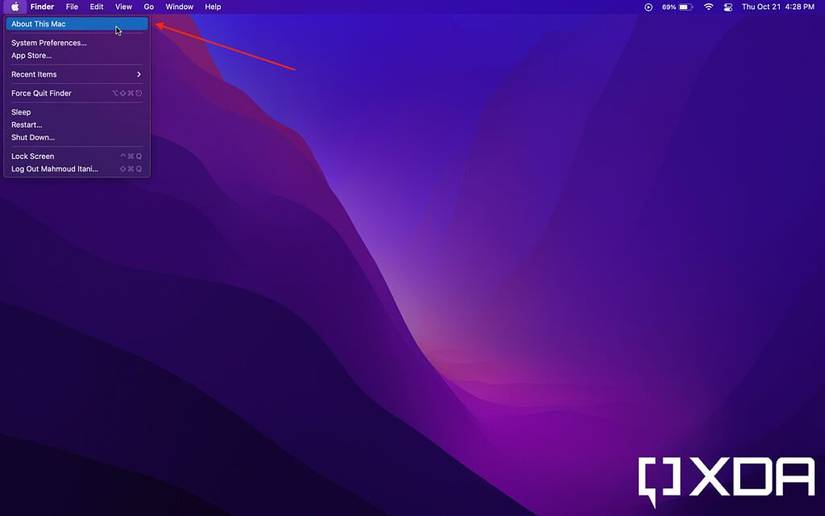 about this Mac button