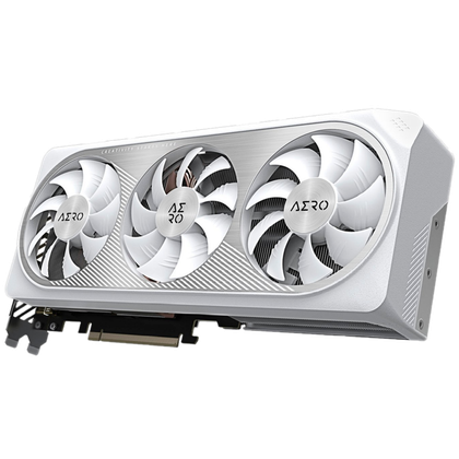White render of Gigabyte GeForce RTX 4070 Ti AERO OC V2  graphics card