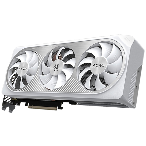 White render of Gigabyte GeForce RTX 4070 Ti AERO OC V2  graphics card