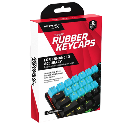 A render of the HyperX Rubber Keycaps