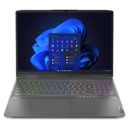 Front view of the Lenovo LOQ 16