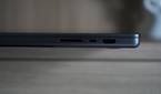 the left side of the MacBook Pro