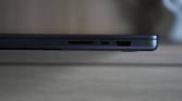 the left side of the MacBook Pro