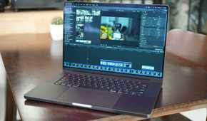 A MacBook Prop running Final Cut Pro