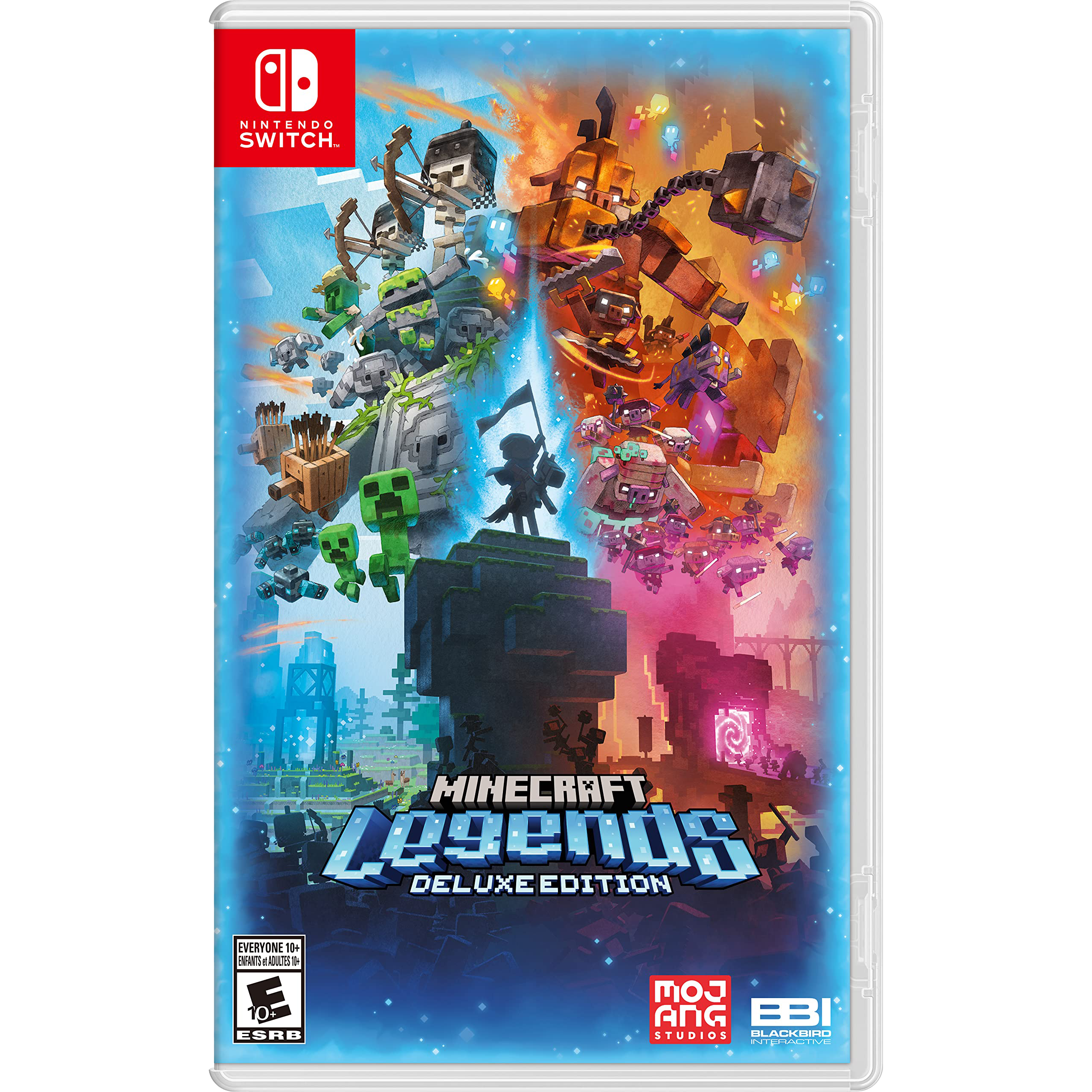 Cover art of Minecraft Legends Deluxe Edition for the Switch
