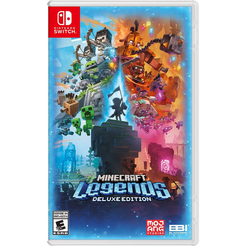 Cover art of Minecraft Legends Deluxe Edition for the Switch