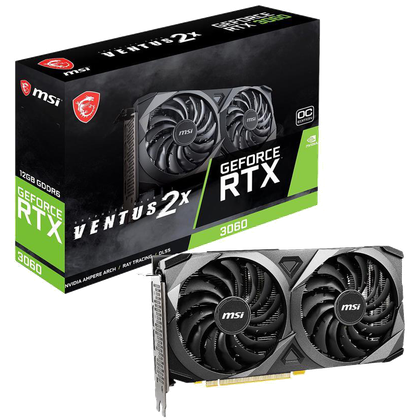 The MSI Ventus 2x RTX 3060 GPU