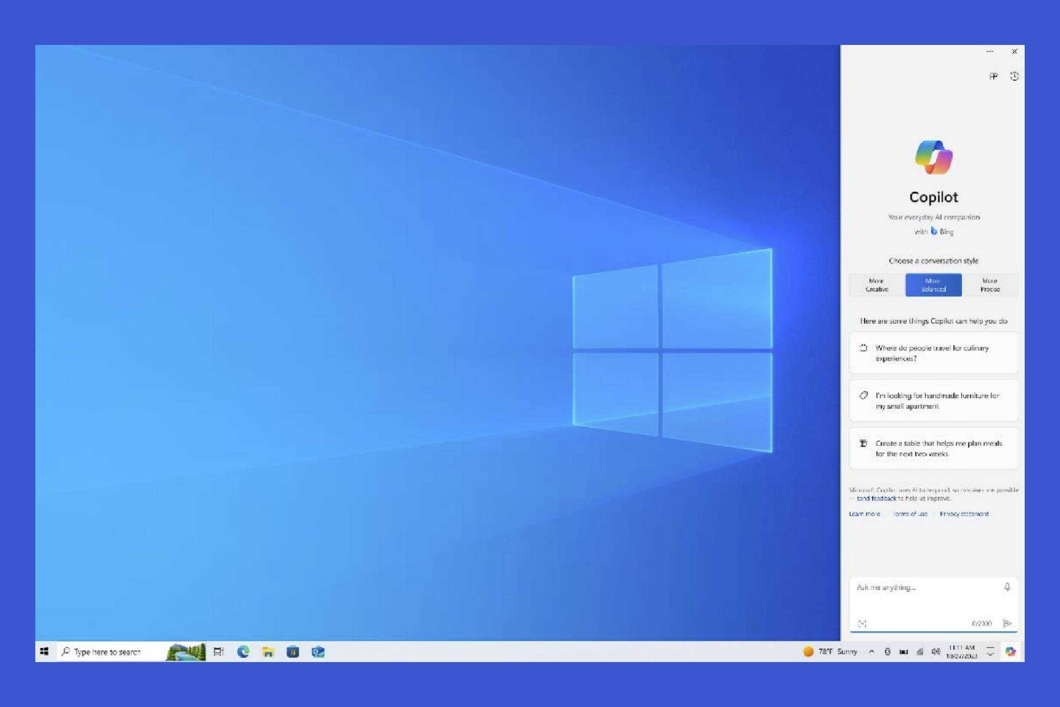 Copilot in Windows 10