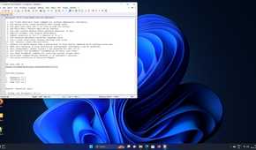 Notepad++ running on Windows