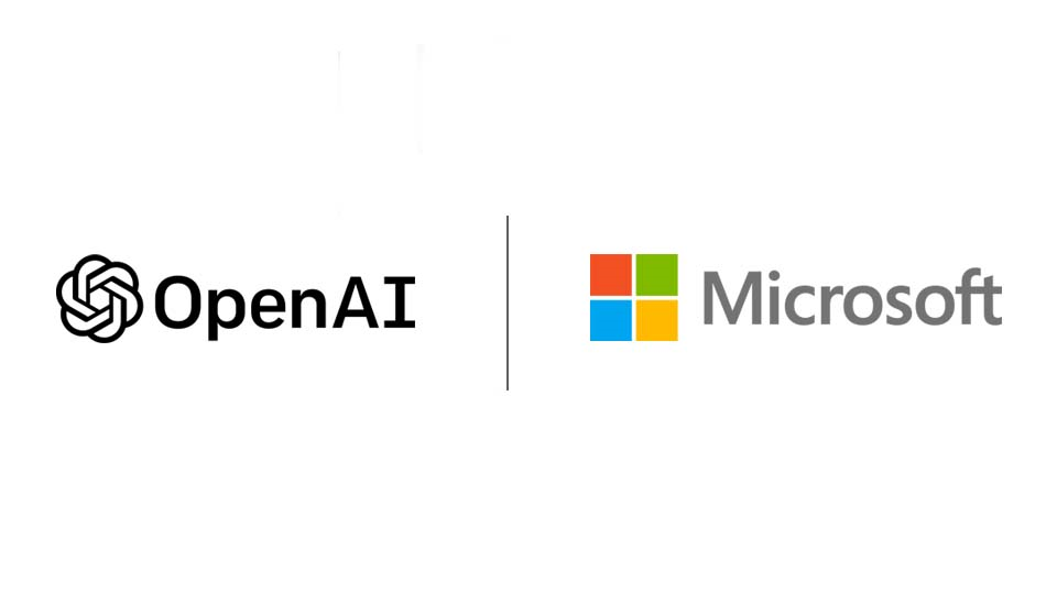 A banner showing OpenAI and Microsoft logos