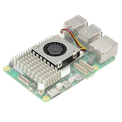A render of the Raspberry Pi Active Cooler