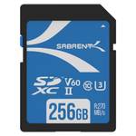 A render showing the Sabrent Rocket V60 SDXC card.