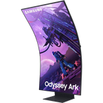 A render showing the Samsung Odyssey Ark 55-inch 4K Quantum Curved Gaming Monitor.