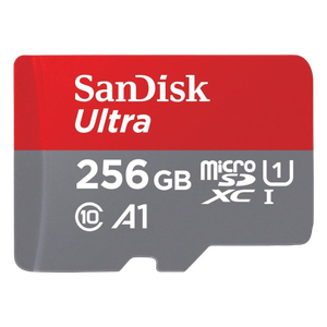 A render showing the SanDisk Ultra microSDXC card.