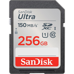 A render showing a SanDisk Ultra SDXC card.