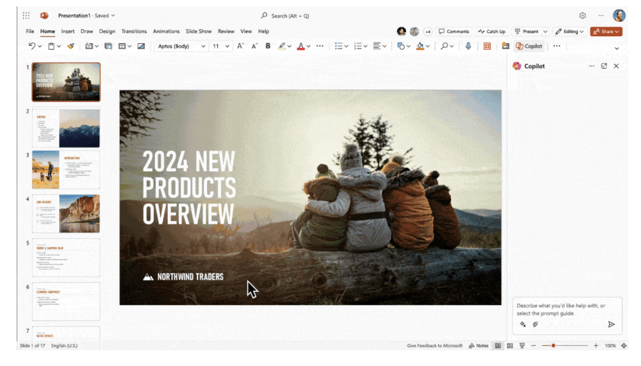 Copilit in PowerPoint