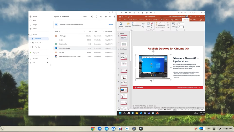 Parallels Desktop in ChromeOS