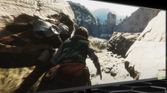An image of a widescreen monitor running Nvidia GeForce Now
