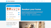 A screenshot of the Home Assistant website