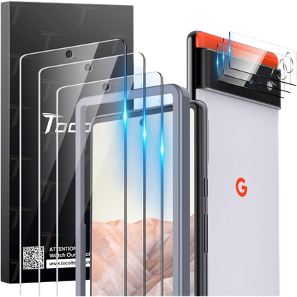 Tocol Google 6 screen protector with and camera lens protectors