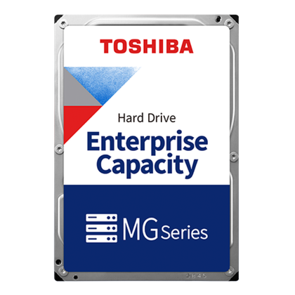 A transparent render of the Toshiba MG Series hard drive