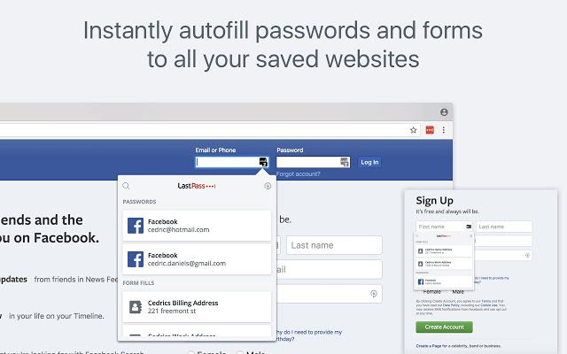 Lastpass on Facebook
