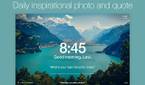 The momentum extension in Chrome showing a daily quote message