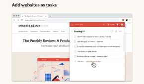 Adding items to ToDoist in the browser