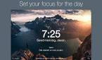 The momentum extension in Chrome showing a focus message