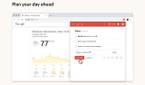 ToDoist showing completing lists from the browser