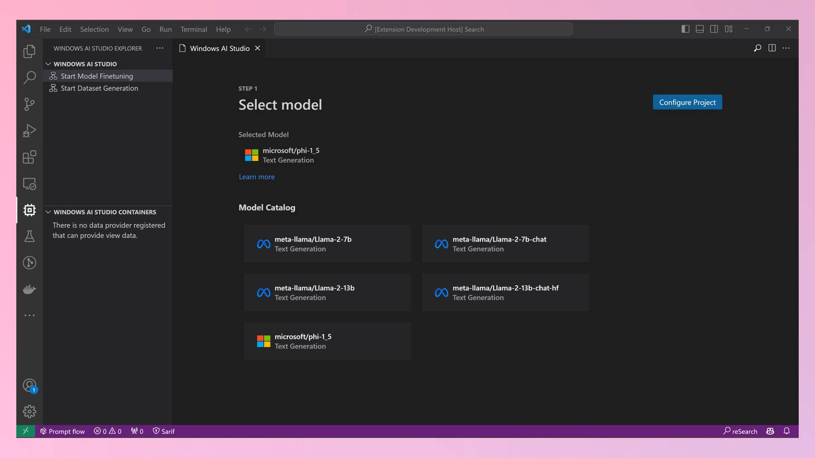 Windows AI Studio aims to make AI app development easier than ever