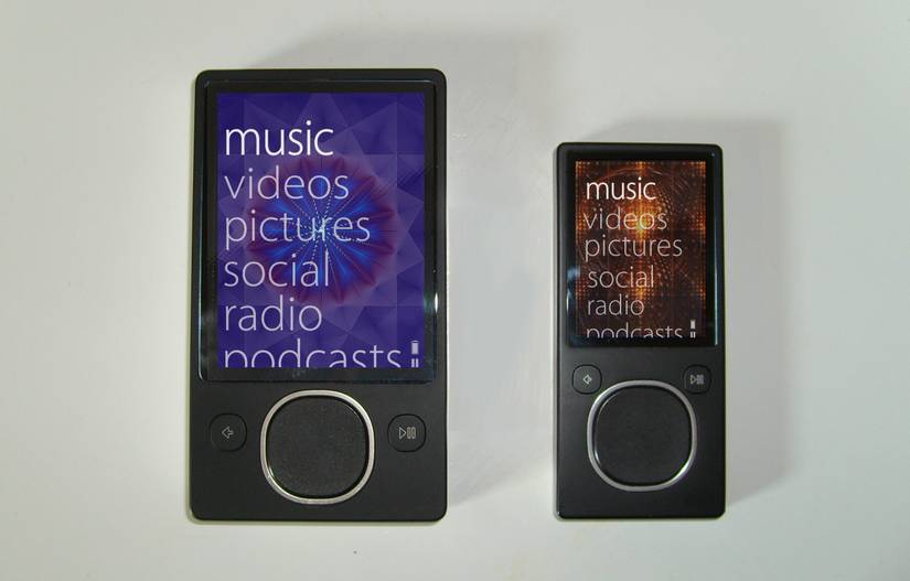 Zune 80 and Zune 4 models