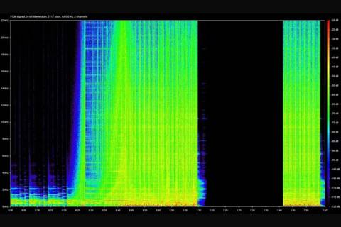A render showing a 24-bit wave spectrum diagram.