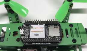 beagleboard sbc attached to drone