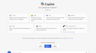 Copilot on the web