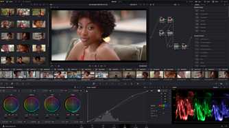 DaVinci Resolve color adjustment settings