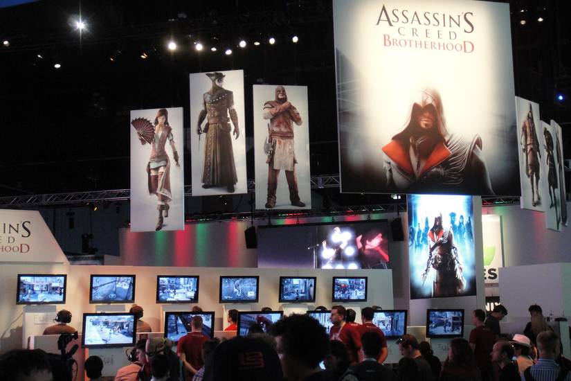 E3 2010 Assassin's Creed Brotherhood Ubisoft booth