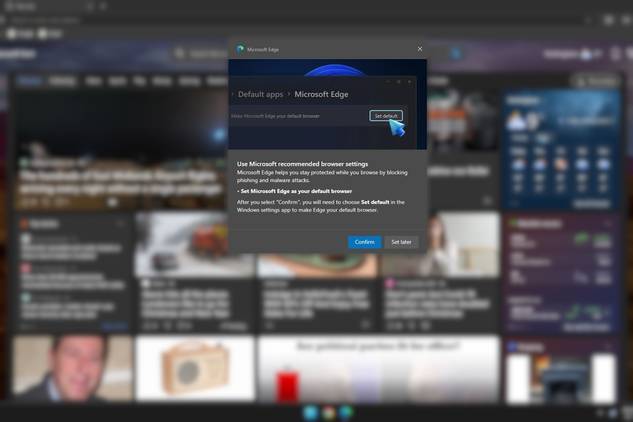 Edge's recommendation tool