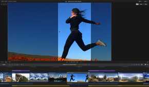 Final cut pro showing video cropping tools
