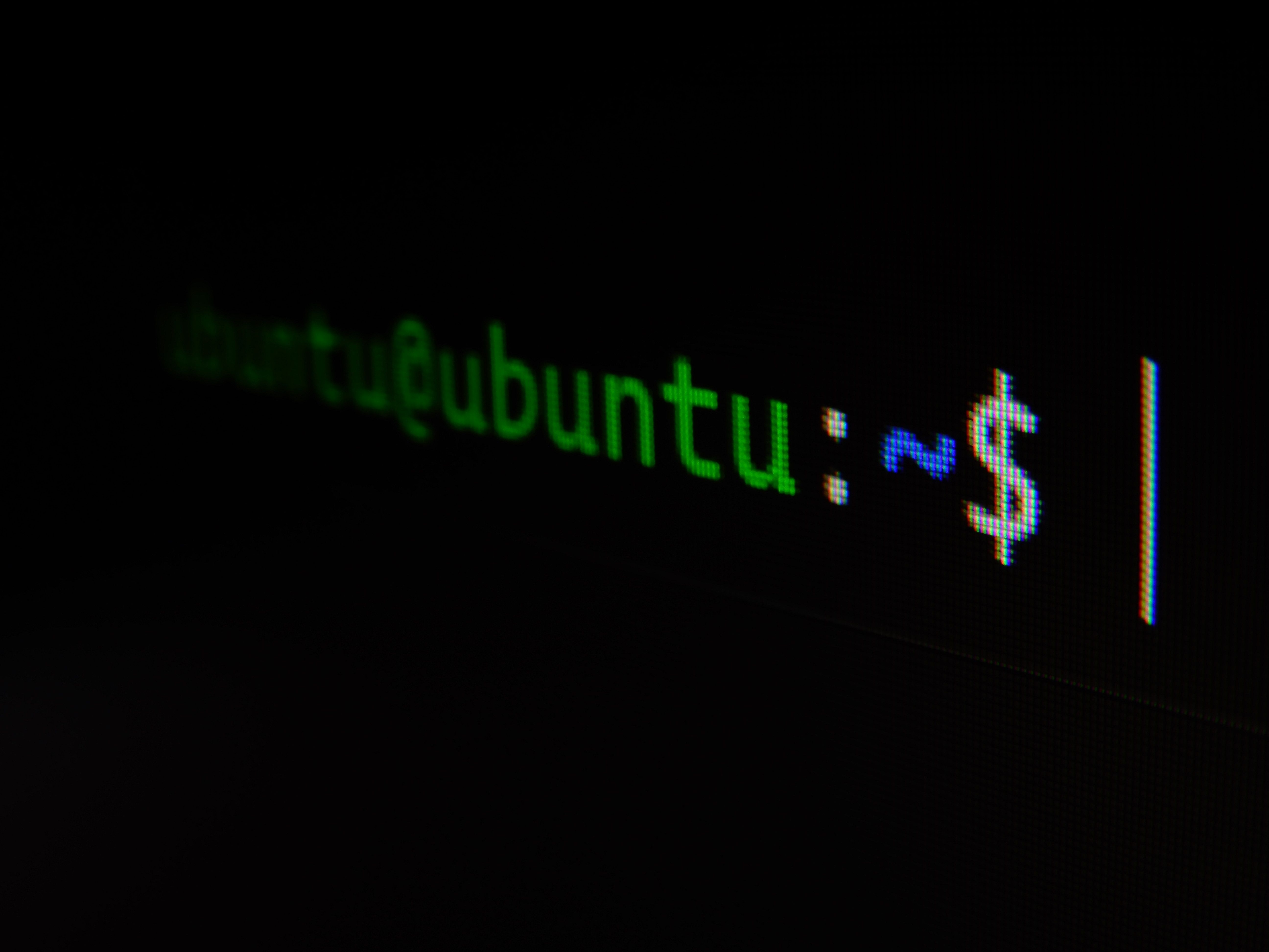 An offset image of an Ubuntu Terminal Prompt