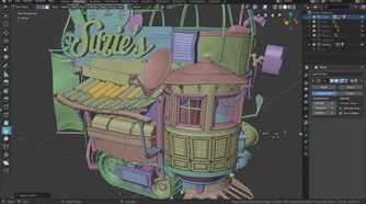 Modeling and sculpting objects on Blender