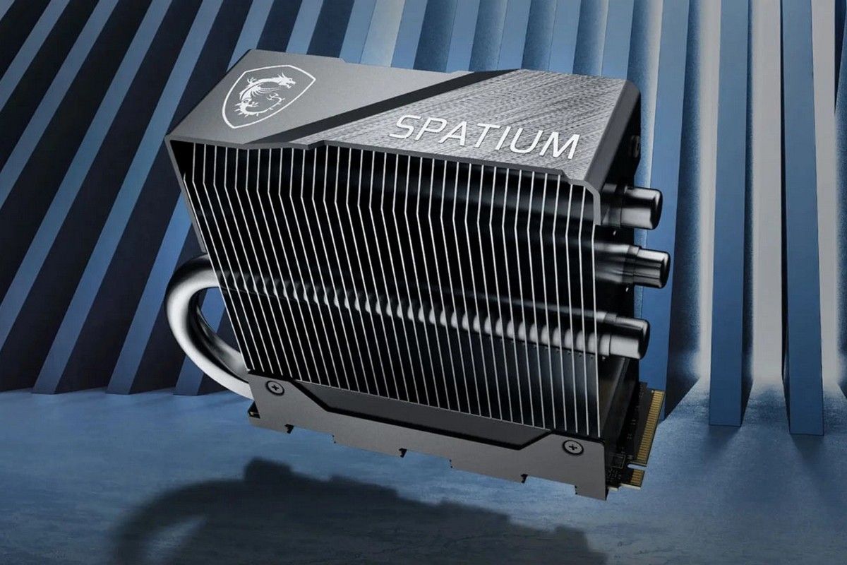 The MSI Spatium M570 Pro Frozr SSD's massive cooler can make it up