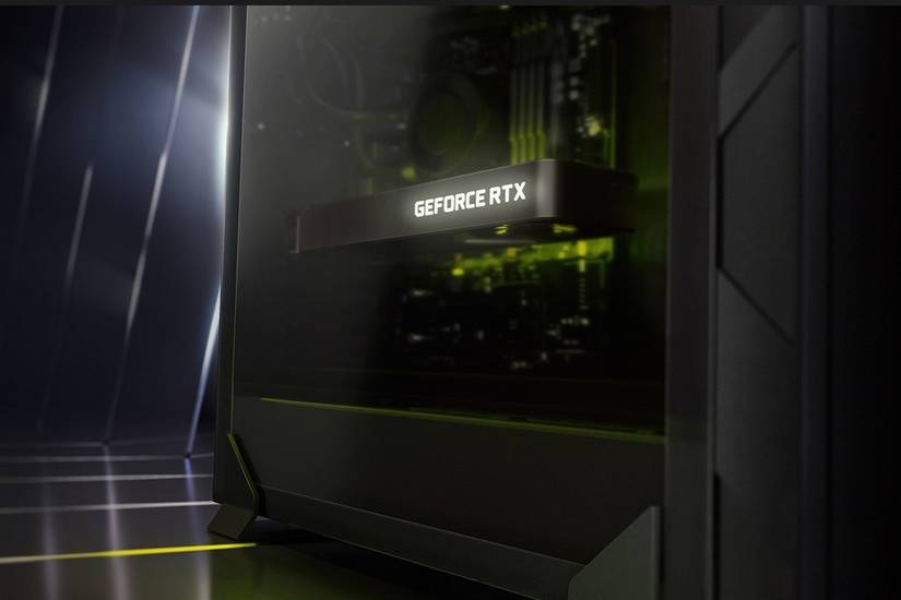 Nvidia GeForce RTX 3050 installed on a desktop PC