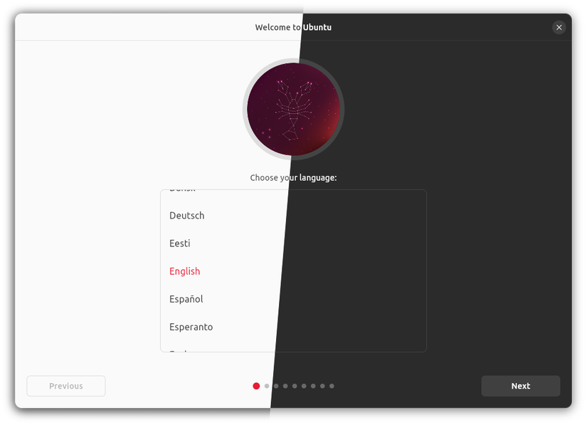 A screenshot mockup of the new Ubuntu Desktop Installer