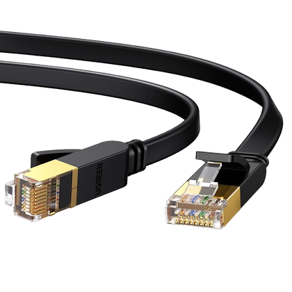 A png render of the UGreen Cat7 Ethernet cable on a transparent background.