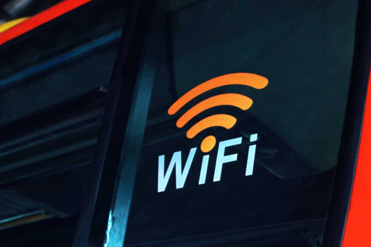A photo of the Wi-Fi logo