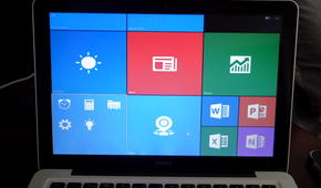 Screenshot of a MacBook running Windows 10 Mobile