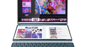 A photo of the Yoga Bok 9i with the keyboard separated from the screen