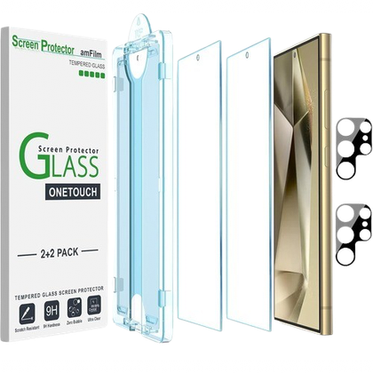 amFilm OneTouch Screen Protector for S24 Ultra